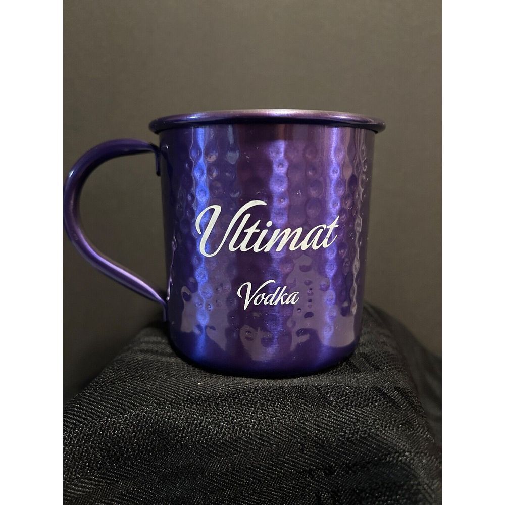 Ultimat Vodka Purple Satin Coffee Mug Cup